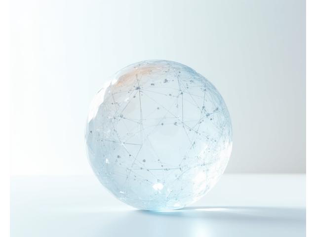 Et abstrakt bilde som forestiller et beskyttende, gjennomsiktig skjold vevd med geometriske mønstre, symboliserende datasikkerhet og personvern.